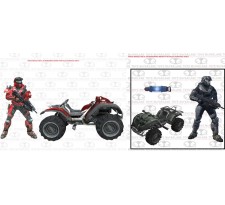 Halo Reach Mongoose Vehicle Box Set Asst